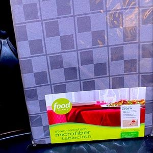 52 X 70 Food Network tablecloth brand new in package.